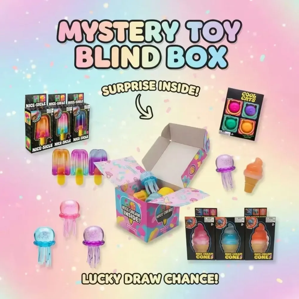 Party Games For Adults And Kids - Boîte mystère Squishy, Ensemble de jouets