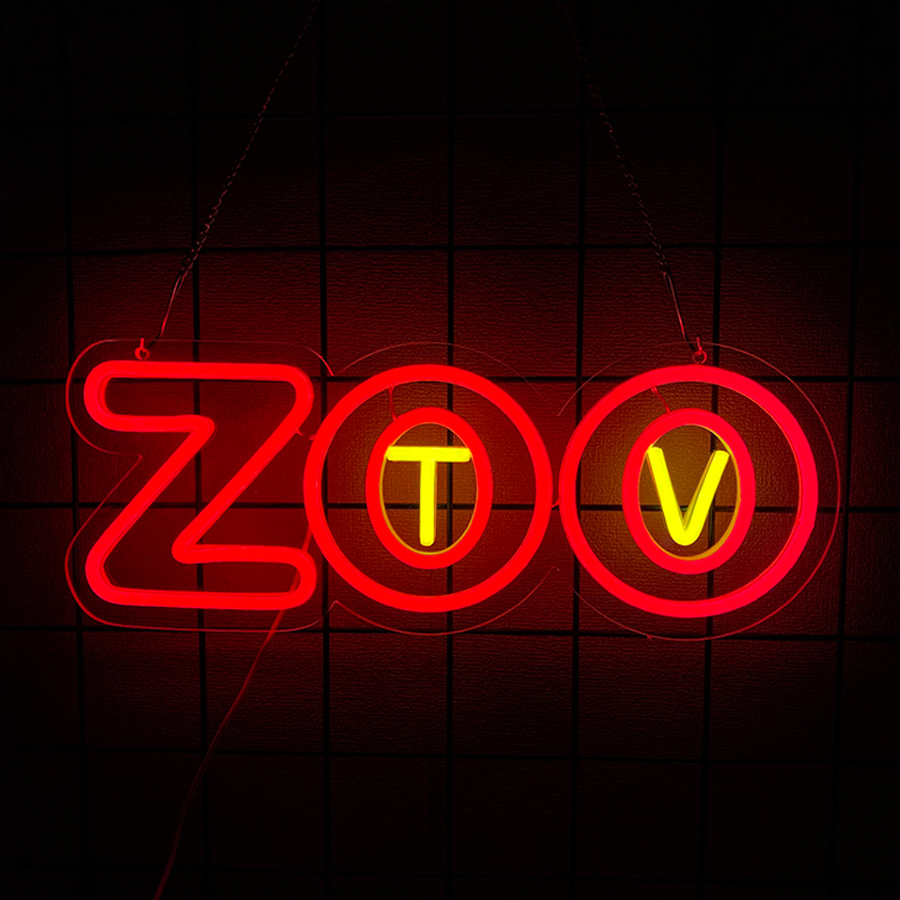 Enseigne néon Zoo Tv, décorati - Zoo Party Games avis et prix