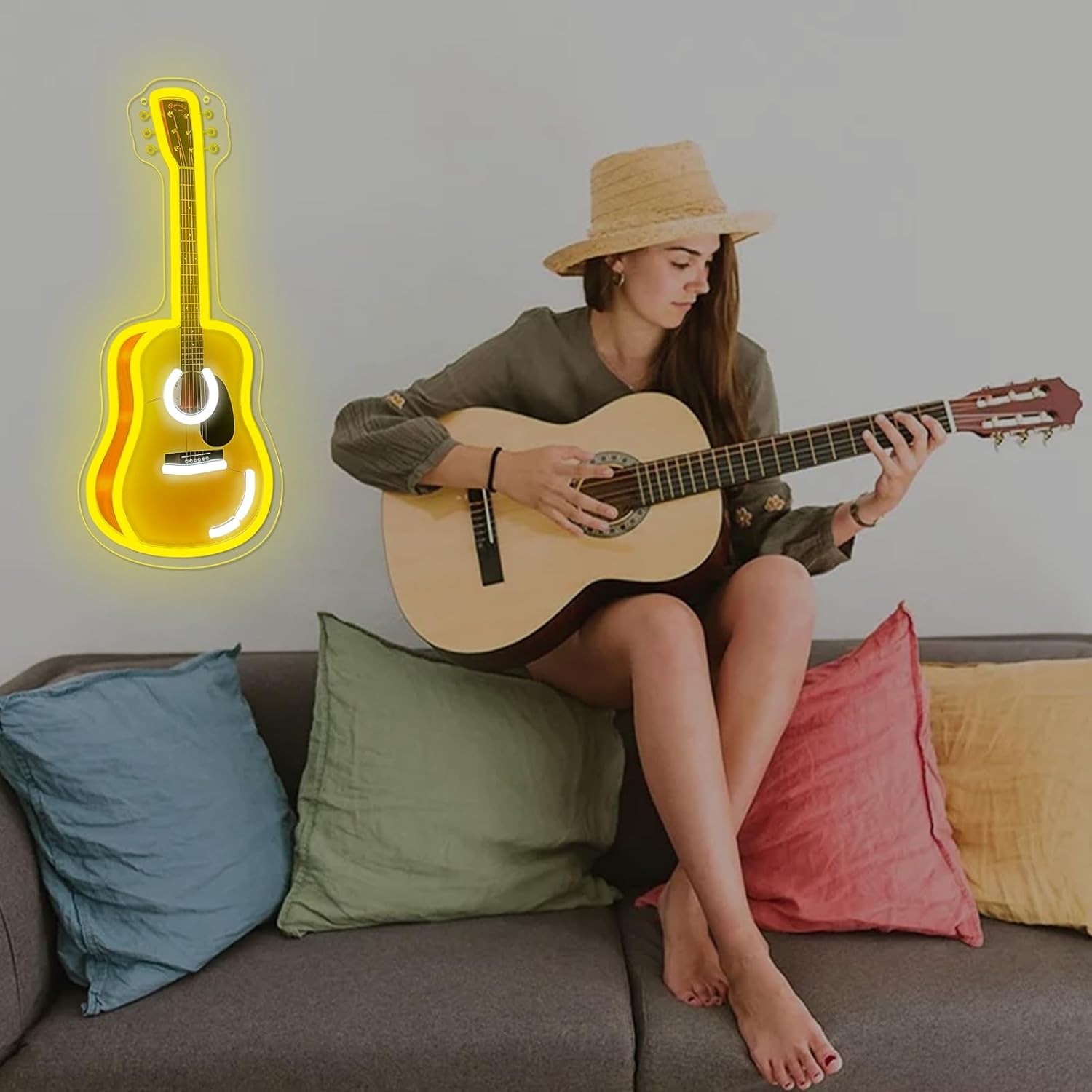 Enseigne néon LED pour guitare - Party Games For Christmas avis et prix
